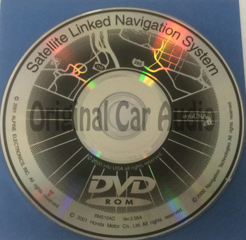 Acura Honda Satellite Navigation System GPS DVD Drive Disc BM510AO Ver. 2.05A