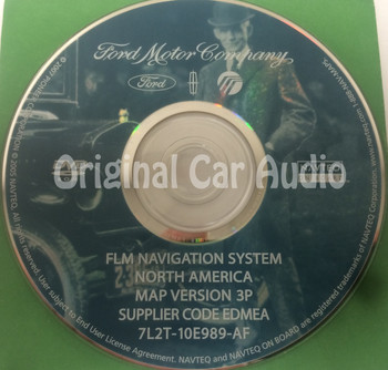 Ford Lincoln Mercury Navigation System GPS DVD Drive Disc 7L2T-18E989-AF Map Release 3P