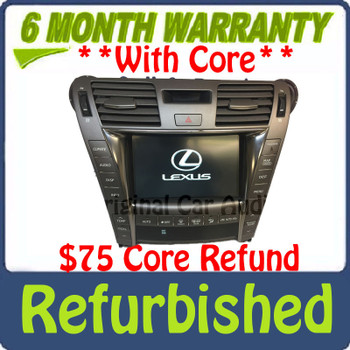 Refurbished 07-10 Lexus LS460 LS600HL Multi-Display Navigation GPS