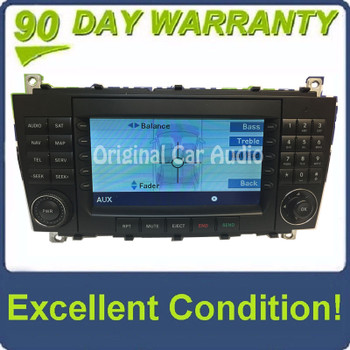 2005 - 2007 MERCEDES-BENZ C Class OEM  Command Non-Navigation Radio CD Player TYPE 203