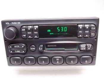 Lincoln cassette radio w RDS Original Alpine stereo Factory remanufactured GA