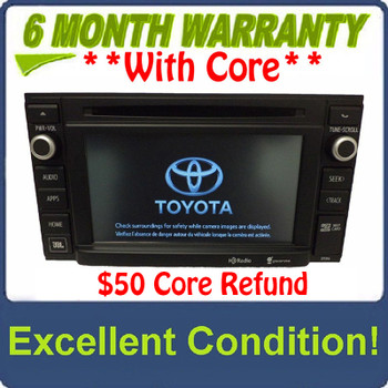 2014 2015 Toyota Tacoma Sequoia OEM Entune Navigation GPS JBL AM FM  Radio CD Player