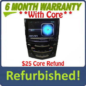 2013 - 2019  Cadillac Refurbished Navigation Bluetooth Touch Screen Display Control Panel Unit With Heated Seat Option ONLY