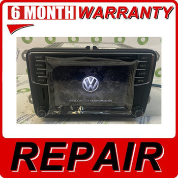 REPAIR 16-17 Volkswagen Passat Jetta AM FM Bluetooth MP3 Aux SD Card Multi Media Touch Screen Receiver