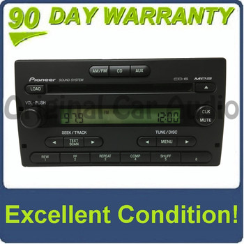 98-05 Ford Explorer Ranger Mercury Mountaineer Radio 6 CD player 2001 2002 2003 2004 05 06 07 08 98 99 00 01 02 03 04