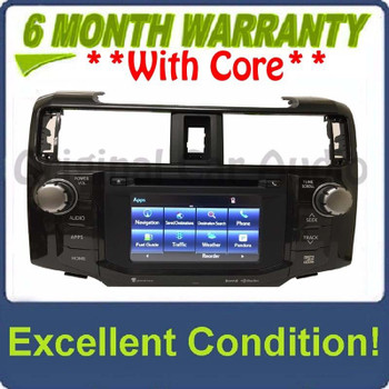 2014 - 2019 TOYOTA 4RUNNER OEM Entune Navigation Touch Screen HD XM Bluetooth Radio AM FM 510140