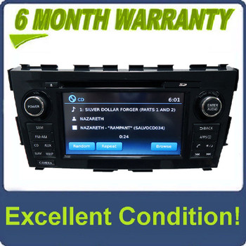 2014 2015 Nissan ALTIMA OEM Navigation NissanConnect XM Radio AUX  MP3 CD Player