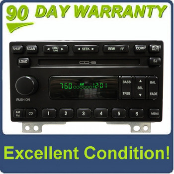 REMANUFACTURED 01 - 05 Ford Explorer Mountaineer Mustang Radio and 6 CD Changer 2001 2002 2003 2004 2005
