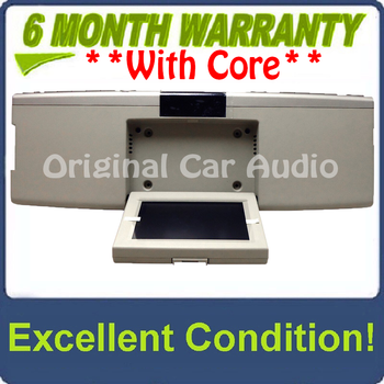 NEW 2007 - 2010 Ford Explorer Flex F150 OEM Overhead RSE Rear Seat DVD Player Display Assembly SILVER/LIGHT BEIGE