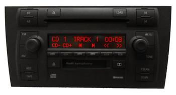 Audi A8 S8 Radio Tape Player 6 CD Changer 2000 2001 2002 2003 2004 4D0-035-195-J