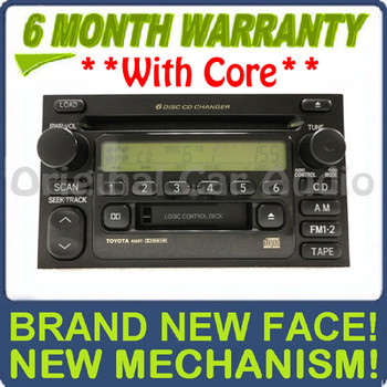 A56811 2002 Toyota Sienna Tundra Solara Radio 6 CD Changer