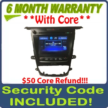2015 - 2017 Acura TLX OEM Navigation Radio Display Screen Receiver w/o Controller