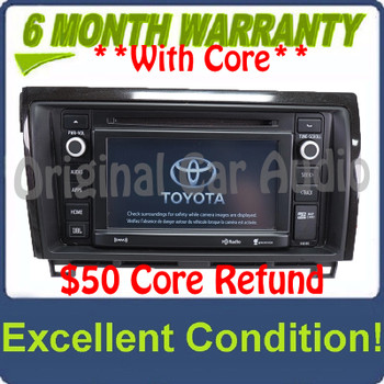2013 - 2016 Toyota Sequoia Tundra OEM Radio Navigation Radio with Bezel