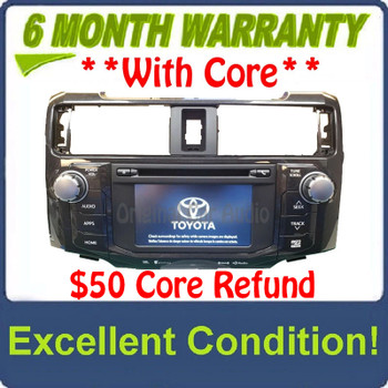 2014 - 2018 Toyota 4Runner OEM JBL Gracenote Navigation Multimedia Bluetooth HD Radio Receiver