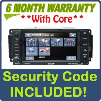 Remanufactured 2007 - 2013 JEEP DODGE CHRYSLER OEM MyGig Navigation Radio CD Player SAT Receiver RHB