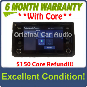 2020 Toyota Corolla OEM Multi Media Bluetooth Car Play Radio Receiver with Bezel