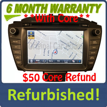 Refurbished 2014 - 2015 Hyundai Tucson OEM BlueLink Touch Screen Navigation Bluetooth Multi Media HD Radio Receiver