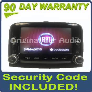 2014 - 2016 Fiat 500 OEM Navigation AM XM FM Radio Media Player VP3 330 NA