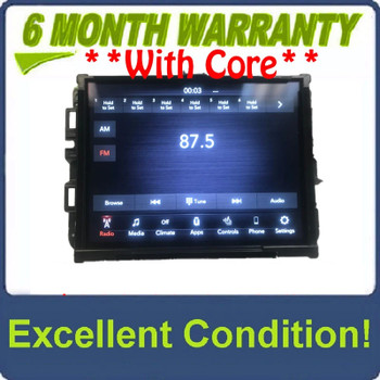 2019 - 2020 Ram Truck 1500 OEM 8.4" AM FM Radio Touch Screen Display VP2_8.4 DT ROW