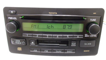 2003 - 2004 Toyota Tundra OEM AM FM Radio Tape CD Player Receiver 16836 16855