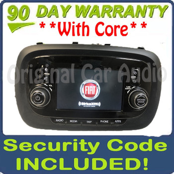 2015 - 2019 Fiat 500 OEM Information Display Screen AM FM Radio Receiver VP2
