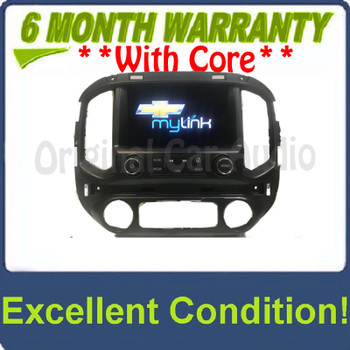2017 - 2018 Chevy Colorado OEM Touch Screen Radio Navigation Display w/o Vents