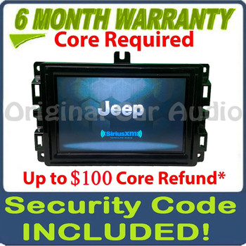 2017 - 2021 Jeep Compass OEM 7" Touchscreen AM FM Uconnect Radio Receiver VP2