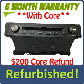 Refurbished 2015 - 2016 Lexus IS200T IS300 OEM Gracenote Navigation AM FM Single CD HD Radio Receiver