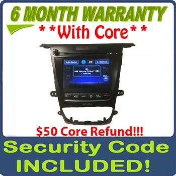Refurbished 2015 - 2017 Acura TLX OEM Navigation Radio Display Screen Receiver w/o Controller