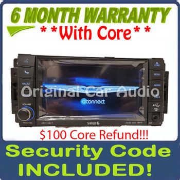 Refurbished 2007 - 2016 Chrysler Dodge Jeep OEM High Speed Navigation GPS MyGig HDD CD SAT Bluetooth Radio Receiver RHB BLUE