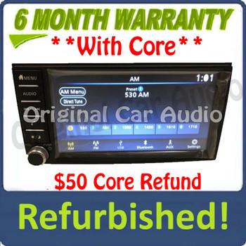 Refurbished 2019 - 2021 Nissan Frontier OEM Touch Screen AM FM Bluetooth AUX Radio Receiver