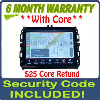 NEW 2019 - 2020 Ram Truck 1500 OEM AM FM Radio Touch Screen 8.4" VP2_8.4 DT SXM