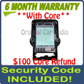 Refurbished 2020 - 2021 Dodge Ram 2500 3500 OEM Navigation Center Stack 12" Touch Screen Display Control Panel