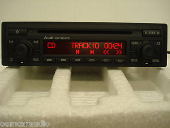 New 1998 1999 2000 2001 2002 2003 2004 2005 Audi S4 S6 A4 A6 TT 1.8T Concert II CD Player Radio