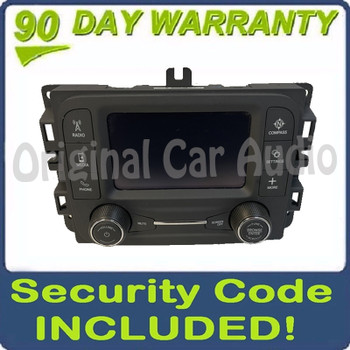 2019 - 2020 Dodge Ram 2500/3500 AM FM XM Uconnect 5" Touch Screen Display and receiver