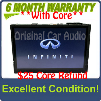 2014 - 2016 Infiniti Q50 OEM Radio Media Information Display Touchscreen