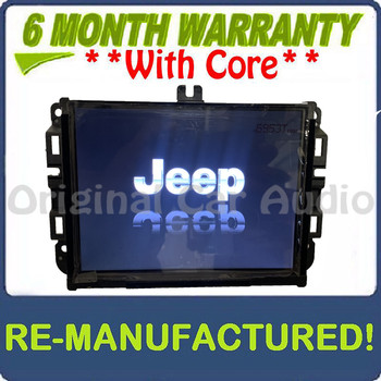 REMAN 2016 - 2017 Jeep Cherokee OEM UConnect VP3 NA Multi Media Bluetooth Sat Radio Receiver