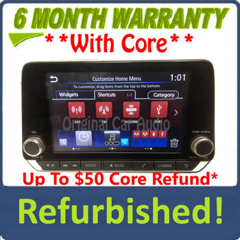 Refurbished 2019 - 2022 Nissan Altima OEM Apple Car Play Android Auto AM FM Bluetooth Multi Media Radio Receiver