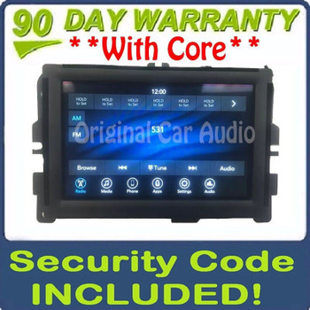 Refurbished 2019 - 2020 Chrysler Pacifica Voyager OEM AM FM XM Radio Display Screen VP2_7 RU NA
