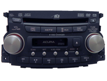 Acura TL Tape 6 Disc CD Player MP3 XM DVD AUX 2007 2008, 1TB6