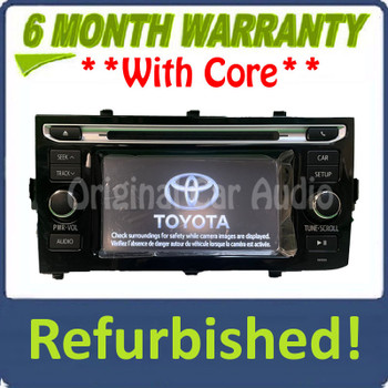 Refurbished 2015 - 2016 Toyota Prius C OEM Touch Screen AM FM HD Radio Receiver