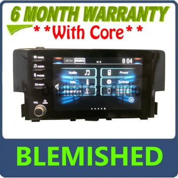 BLEMISHED 2019 - 2020 Honda Civic OEM Radio Information Center Display Screen Assembly Monitor