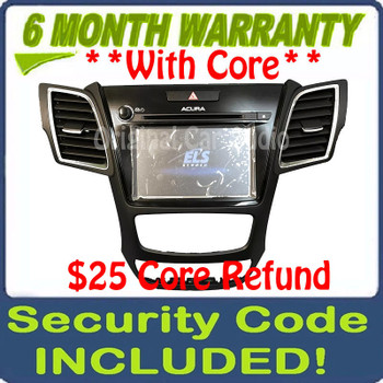 Refurbished 18 19 Acura RDX Navigation Screen CD XM Player Radio A/C OEM