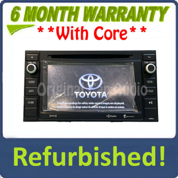 Refurbished 2014 - 2017 Toyota Tacoma OEM Entune AM FM Sat Radio Receiver W/out Trim Bezel