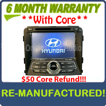 HYUNDAI SONATA CD MP3 SATELLITE RADIO PLAYER STEREO 2009-2010 96185-3K100