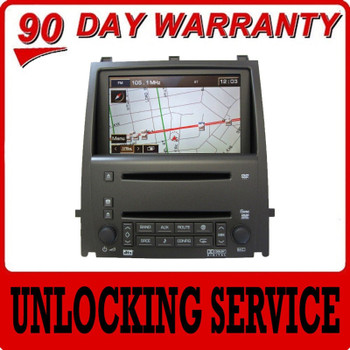 Unlocking Service For Cadillac Escalade Touch Screen Navigation Radio CD Player
