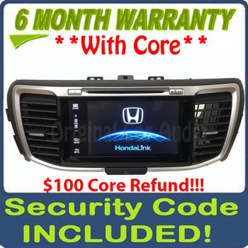 Blemished 2017 Honda Accord Hybrid Touring AM FM Radio Display Screen