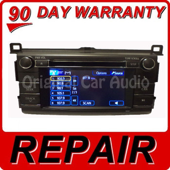 REPAIR YOUR 2014 2015 Toyota Rav4 Touch Screen Non-Navigation Radio