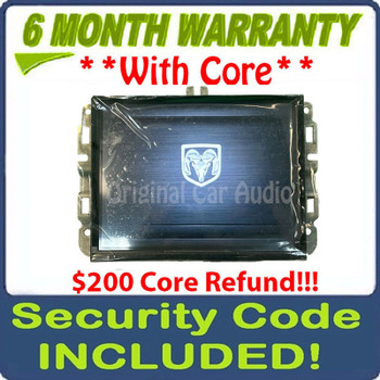 Refurbished 2018 - 2022 Ram 1500 2500 OEM Touch Screen Navigation Multi Media Car Play Android Auto Radio Receiver UCQ CANADIAN SPEC