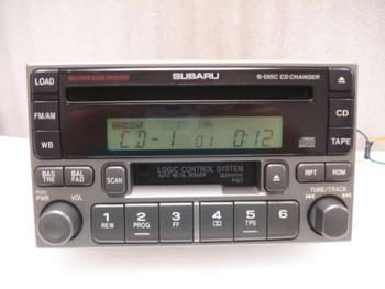 1995 - 2004 SUBARU Legacy Forester Impreza Radio Tape 6 Disc CD Changer Player